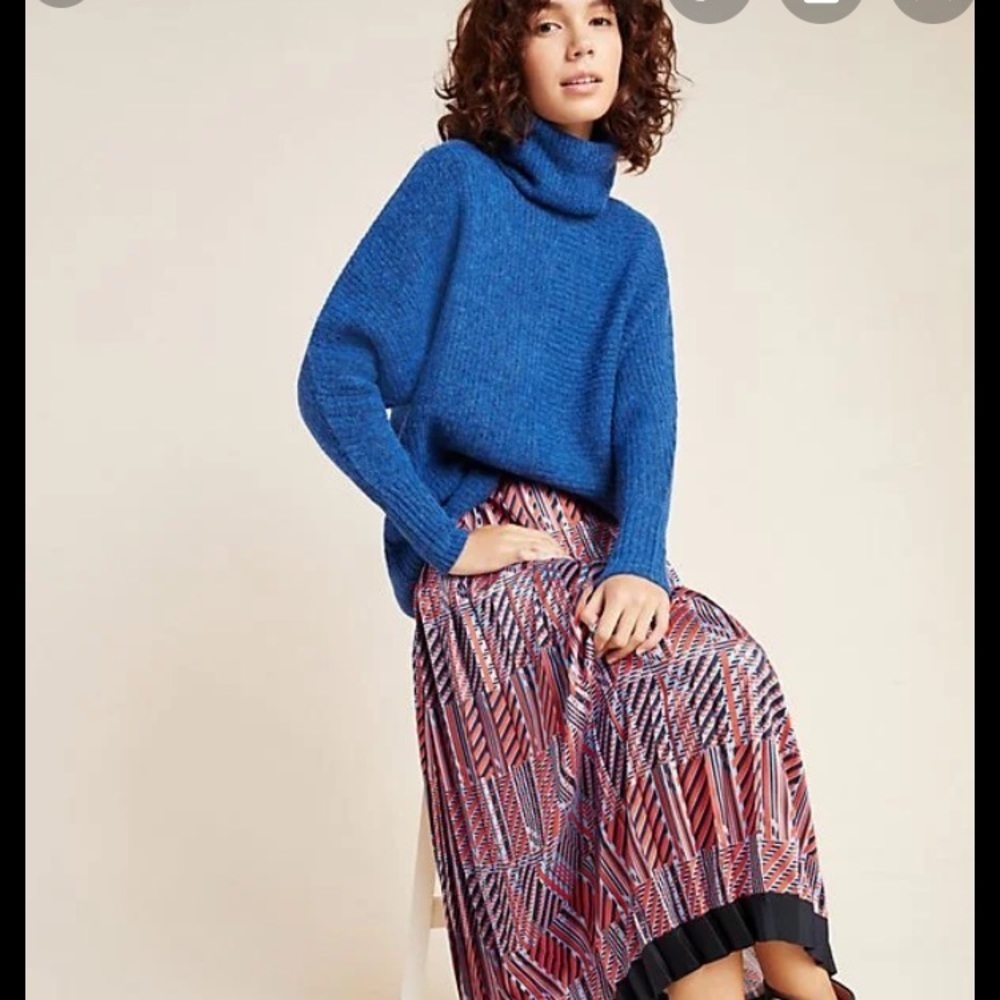 NWT Anthropologie Cynthia Cowl Neck Sweater XS